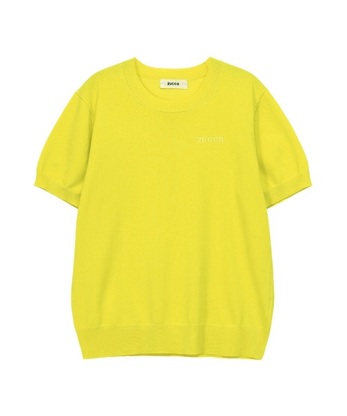 ZUCCa(ズッカ)の「LOGOニット / ニットポロシャツ / (O)(ポロシャツ・レディース・イエロー/ブラック/グレー/ネイビー・M size)」の1枚目の写真