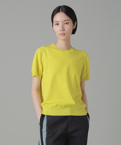 ZUCCa(ズッカ)の「LOGOニット / ニットポロシャツ / (O)(ポロシャツ・レディース・イエロー/ブラック/グレー/ネイビー・M size)」の6枚目の写真