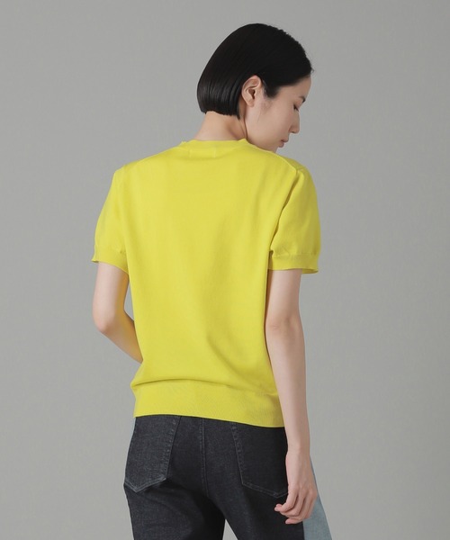 ZUCCa(ズッカ)の「LOGOニット / ニットポロシャツ / (O)(ポロシャツ・レディース・イエロー/ブラック/グレー/ネイビー・M size)」の8枚目の写真