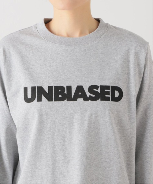 ジャーナルスタンダード　UNBIASED ロンT シルバー 追加3》UNBIASEDロングスリーブ Tシャツ（Tシャツ/カットソー