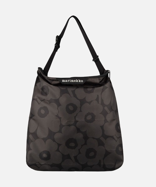 marimekko ブラック ショルダーバッグl Neat Crossbody Unikko L ショルダーバッグ | Maija Isola