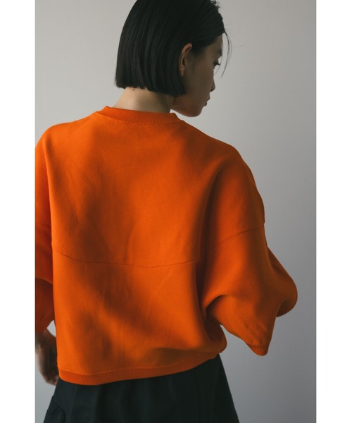 STYLEMIXER(スタイルミキサー)の「パネルフォルムカーディガン(カーディガン/ボレロ・レディース・アイボリー/ブラック/オレンジ・FREE)」の6枚目の写真
