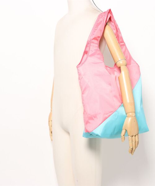 FOUND GOOD（ファウンドグッド）の「ホレイマルシェバッグ（エコバッグ/サブバッグ・レディース・ベージュ/ネイビー/グレー系/ピンク系・FREE）」の9枚目の写真