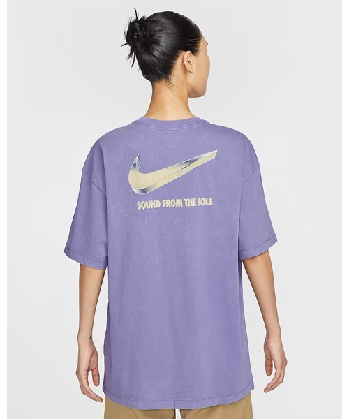 ナイキ レディース シャツ XL 紫 ストライプ ナイキ（NIKE）（レディース）ワン スウッシュ ドライフィット