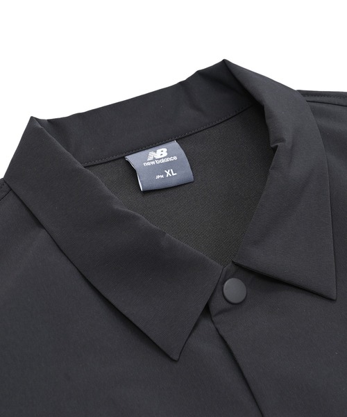 NEW BALANCE（ニューバランス）の「コーチシャツ（シャツ/ブラウス・メンズ・グレイッシュベージュ/ブラック/パープル・XX-LARGE/X-LARGE/LARGE/MEDIUM/SMALL）」の9枚目の写真