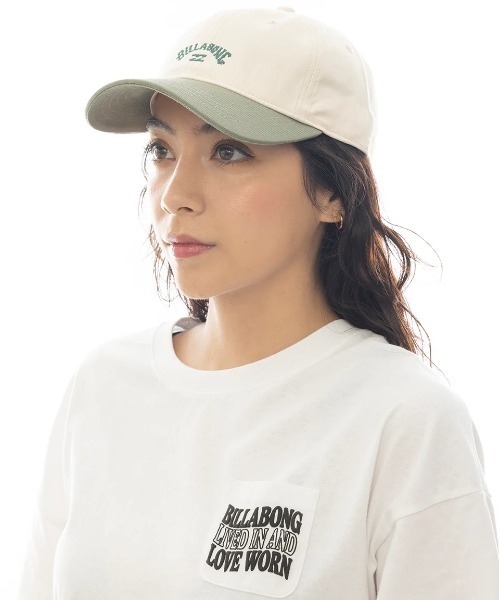 BILLABONG(ビラボン)の「BILLABONG レディース TWOTONE CAP キャップ 【2025年春夏モデル】/ビラボンアーチロゴ刺繍キャップ(帽子)(キャップ・レディース・ブルー/ブラック/グリーン系その他/オレンジ系その他・FREE)」の17枚目の写真