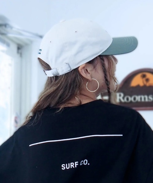BILLABONG(ビラボン)の「BILLABONG レディース TWOTONE CAP キャップ 【2025年春夏モデル】/ビラボンアーチロゴ刺繍キャップ(帽子)(キャップ・レディース・ブルー/ブラック/グリーン系その他/オレンジ系その他・FREE)」の18枚目の写真