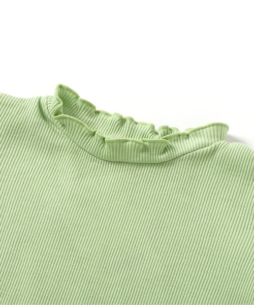 apres les cours（アプレレクール）の「【WEB限定】袖リボン半袖Tシャツ（Tシャツ/カットソー・キッズ・ミント/アイボリー/ブラック・120/110/100/90/80/140/130）」の13枚目の写真