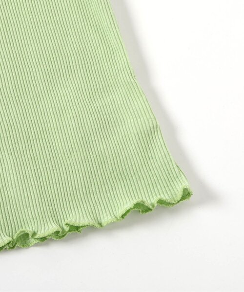 apres les cours（アプレレクール）の「【WEB限定】袖リボン半袖Tシャツ（Tシャツ/カットソー・キッズ・ミント/アイボリー/ブラック・120/110/100/90/80/140/130）」の15枚目の写真