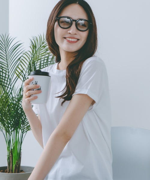 HANES(ヘインズ)の「【Hanes/ヘインズ】キャップスリーブTシャツ(Tシャツ/カットソー・レディース・ブラック/ホワイト/グレー・FREE)」の1枚目の写真