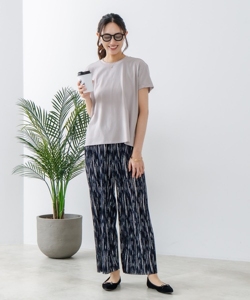 HANES(ヘインズ)の「【Hanes/ヘインズ】キャップスリーブTシャツ(Tシャツ/カットソー・レディース・ブラック/ホワイト/グレー・FREE)」の8枚目の写真