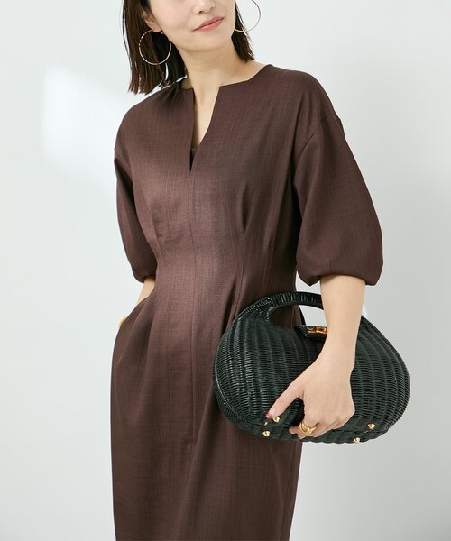 VERMEIL par iena カレンダーストレッチウエストシェイプワンピース VERMEIL par iena（ヴェルメイユパーイエナ）の「カレンダーストレッチ