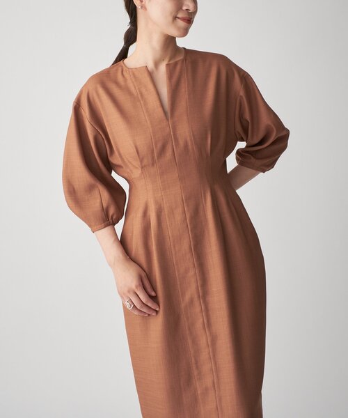 VERMEIL par iena カレンダーストレッチウエストシェイプワンピース VERMEIL par iena（ヴェルメイユパーイエナ）の「カレンダーストレッチ