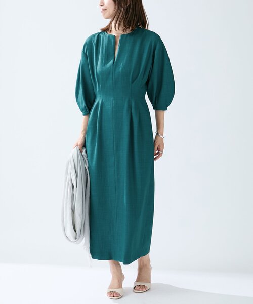 VERMEILpar iena カレンダーストレッチ ウエストシェイプワンピース カレンダーストレッチ ウエストシェイプワンピース（ワンピース