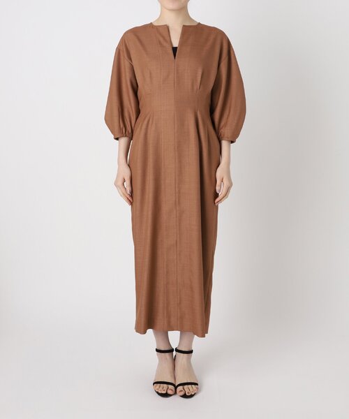 VERMEILpar iena カレンダーストレッチ ウエストシェイプワンピース セール】カレンダーストレッチ ウエストシェイプワンピース