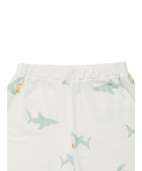 ジェラートピケ　COOL シャーク柄Tシャツ＆シャーク柄ショートパンツ　サメ ジェラートピケ シャークさめSHARKジャガードプルオーバー