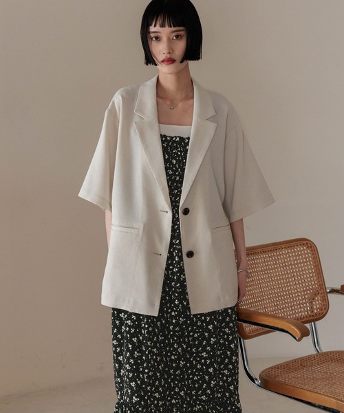 セール】ホップサックジャケットSS253196(テーラードジャケット セール】ホップサックジャケットSS253196(テーラードジャケット