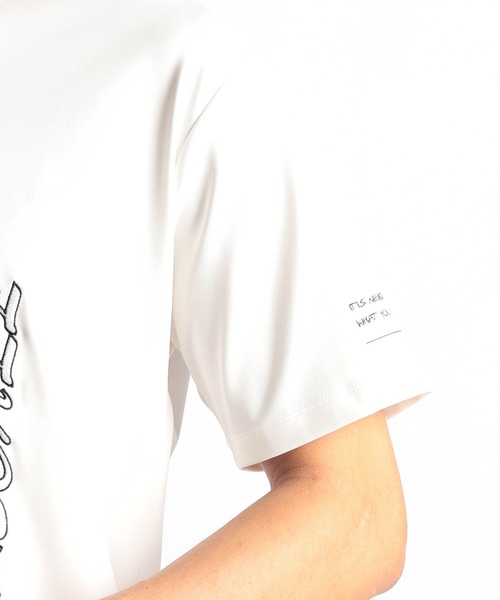 NICOLE CLUB FOR MEN(ニコルクラブフォーメン)の「ステンドグラスプリント・ロゴ刺繍半袖Tシャツ(Tシャツ/カットソー・メンズ・ブラック/オフホワイト/ミント/グレー系・MEDIUM/LARGE/X-LARGE)」の12枚目の写真