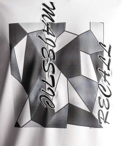 NICOLE CLUB FOR MEN(ニコルクラブフォーメン)の「ステンドグラスプリント・ロゴ刺繍半袖Tシャツ(Tシャツ/カットソー・メンズ・ブラック/オフホワイト/ミント/グレー系・MEDIUM/LARGE/X-LARGE)」の16枚目の写真