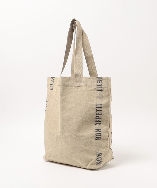 Steven Alan（スティーブンアラン）の「＜Charvet Editions＞ Bon Appetit TOTE BAG/バッグ（トートバッグ・メンズ・ブラック/レッド・FREE）」の10枚目の写真