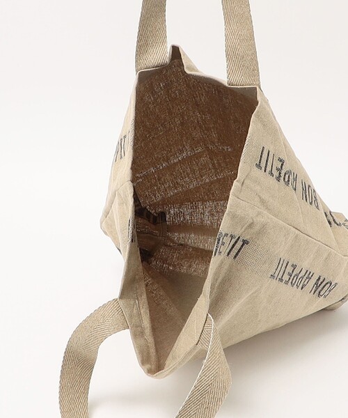 Steven Alan（スティーブンアラン）の「＜Charvet Editions＞ Bon Appetit TOTE BAG/バッグ（トートバッグ・メンズ・ブラック/レッド・FREE）」の12枚目の写真