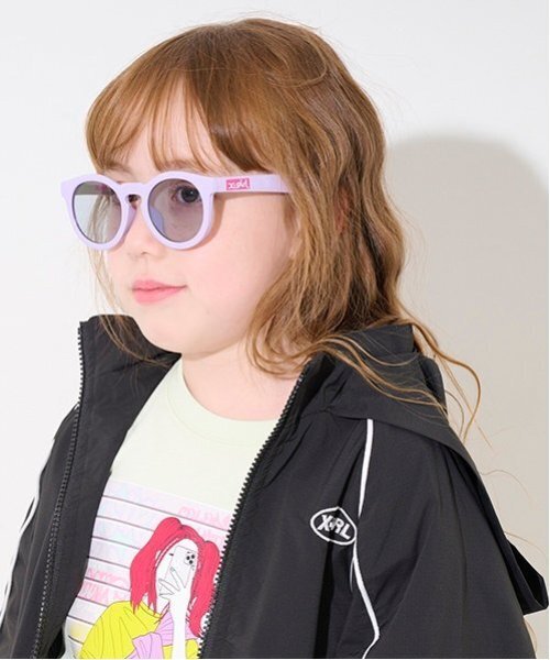 X-girl Stages（エックスガールステージス）の「サングラス（その他小物・キッズ・ラベンダー・F）」の9枚目の写真
