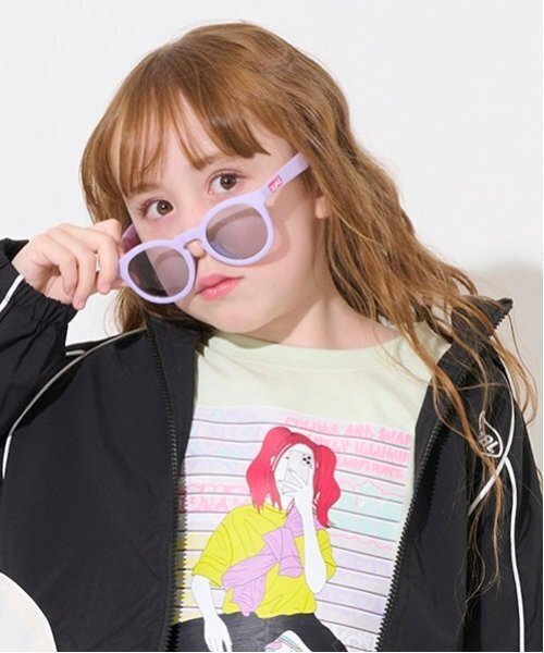 X-girl Stages（エックスガールステージス）の「サングラス（その他小物・キッズ・ラベンダー・F）」の10枚目の写真