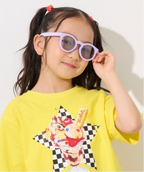 X-girl Stages（エックスガールステージス）の「サングラス（その他小物・キッズ・ラベンダー・F）」の13枚目の写真
