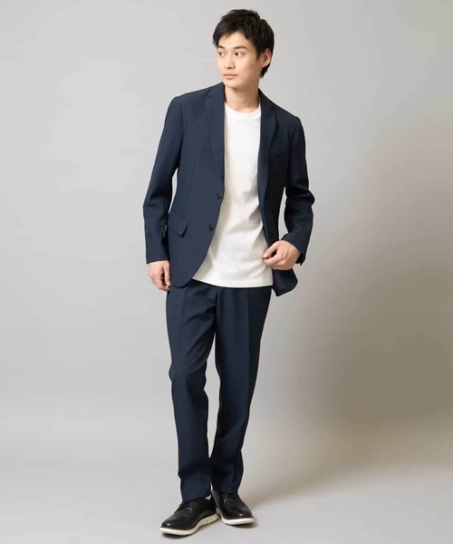 a.v.v（アーヴェヴェ）の「【洗濯機で洗える/ストレッチ】メランジストレッチイージースラックス（その他パンツ・メンズ・グレー/ネイビー・48/50/46）」の13枚目の写真