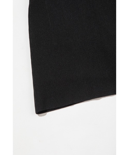WCJ(ダブルシージェイ)の「インナー付きリブニットスカート(スカート・レディース・ブラック・FREE)」の5枚目の写真