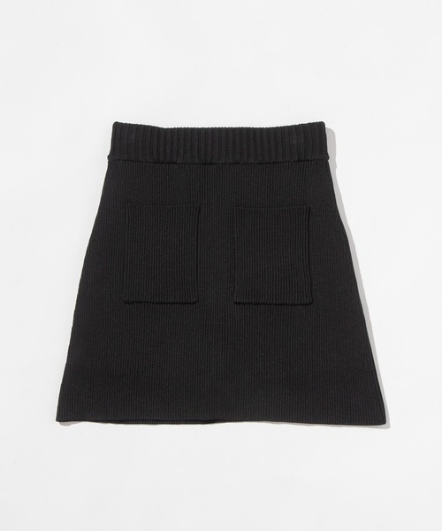 インナー付きリブニットスカート（スカート）｜WCJ（ダブルシージェイ