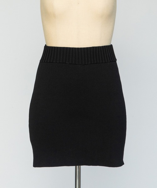 WCJ(ダブルシージェイ)の「インナー付きリブニットスカート(スカート・レディース・ブラック・FREE)」の10枚目の写真