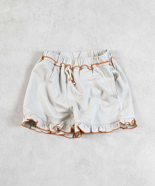 Life Support Products（ライフサポートプロダクツ）の「フリルカットショートパンツ（その他パンツ・キッズ・ブラウン/ピンク/ブルー/ライトグレー/ライトグリーン/チャコール・120/80/130/95/140/150/90/100/110）」の2枚目の写真