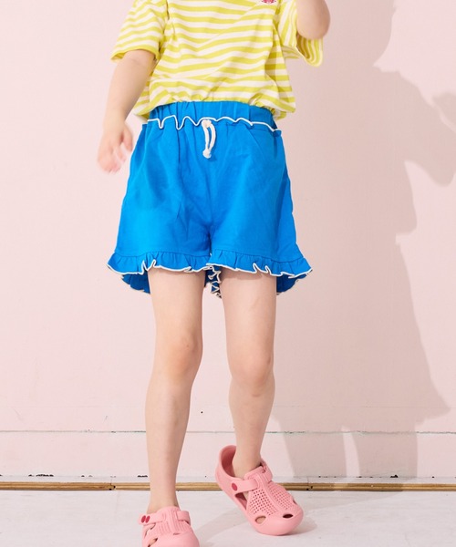 Life Support Products（ライフサポートプロダクツ）の「フリルカットショートパンツ（その他パンツ・キッズ・ブラウン/ピンク/ブルー/ライトグレー/ライトグリーン/チャコール・120/80/130/95/140/150/90/100/110）」の14枚目の写真