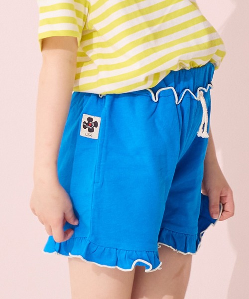 Life Support Products（ライフサポートプロダクツ）の「フリルカットショートパンツ（その他パンツ・キッズ・ブラウン/ピンク/ブルー/ライトグレー/ライトグリーン/チャコール・120/80/130/95/140/150/90/100/110）」の13枚目の写真