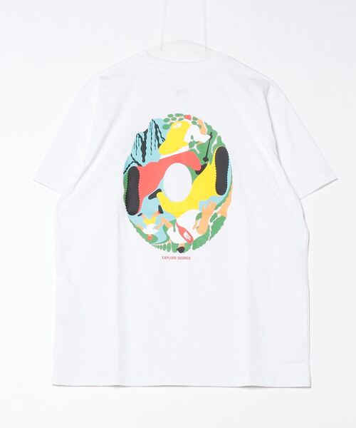 THE NORTH FACE(ザノースフェイス)の「ザ ノース フェイス THE NORTH FACE S/S ES Circulation Tee_ショートスリーブイーエスサーキュレーションティー(Tシャツ/カットソー・メンズ・ブラック/ホワイト/グレー・M/L/LL/S)」の6枚目の写真