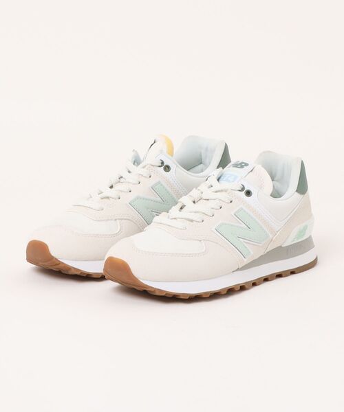 NEW BALANCE ニューバランス WL574CGR(B) WL574 WL574CGR WHITE