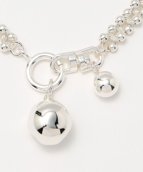 美品 Soierie ソワリー チェーン ネックレス Soierie ネックレス 「Soierie/ソワリー」Pome ballchain