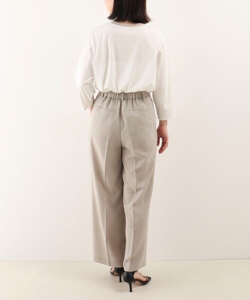 NOLLEY'S LIGHT(ノーリーズライト)の「《セットアップ対応》UVカットライトツイル セミワイドパンツ(その他パンツ・レディース・ブラック/ネイビー/ベージュ・36/38)」の16枚目の写真