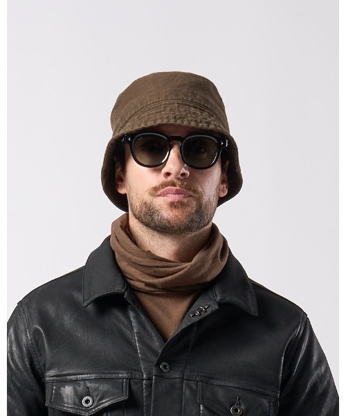 wjk（ダヴルジェイケイ）の「vintage bucket hat（キャップ・メンズ・チャコールグレー/ブラック/ダークカーキ・FREE）」の4枚目の写真