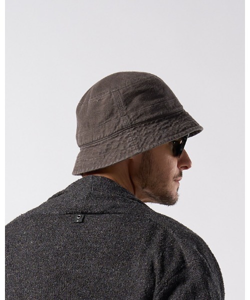 wjk（ダヴルジェイケイ）の「vintage bucket hat（キャップ・メンズ・チャコールグレー/ブラック/ダークカーキ・FREE）」の15枚目の写真