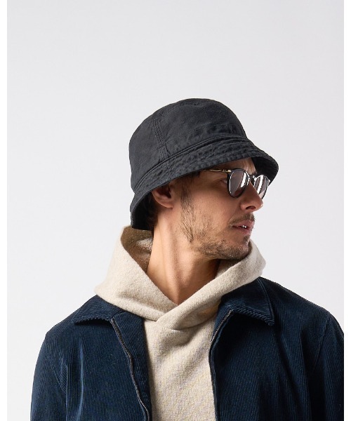 wjk（ダヴルジェイケイ）の「vintage bucket hat（キャップ・メンズ・チャコールグレー/ブラック/ダークカーキ・FREE）」の22枚目の写真