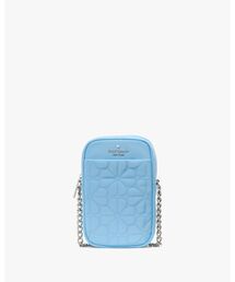 スペード フラワー キルテッド ポリー ノース サウス フォン クロスボディ