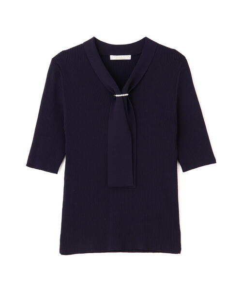 PROPORTION BODY DRESSING（プロポーションボディドレッシング）の「パール付きボウタイニット / 1215170512（ニット/セーター・レディース・ピンク/ネイビー/ホワイト・SMALL/MEDIUM）」の20枚目の写真