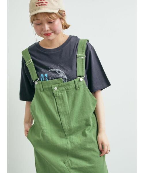 SM2(エスエムツー)の「アシメサロペットジャンスカ(ワンピース・レディース・カーキ/サックスブルー/オフホワイト/ネイビー・F)」の13枚目の写真