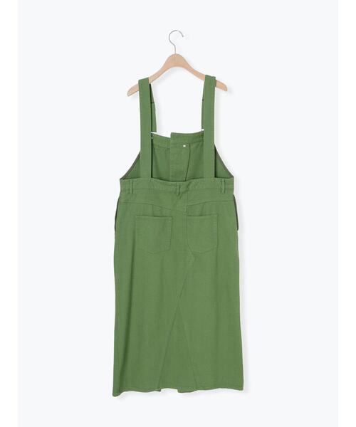 SM2(エスエムツー)の「アシメサロペットジャンスカ(ワンピース・レディース・カーキ/サックスブルー/オフホワイト/ネイビー・F)」の20枚目の写真