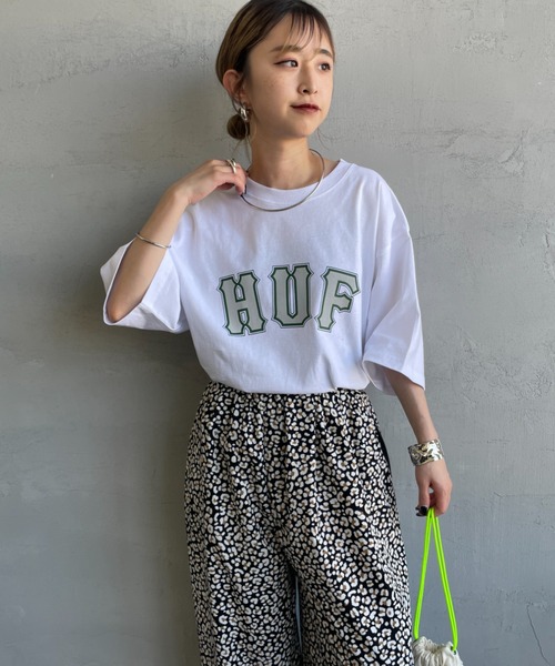 HUF（ハフ）の「[HUF/ハフ] GIANT ショートスリーブTシャツ（Tシャツ/カットソー・レディース・ホワイト/ブラック・M/L）」の7枚目の写真
