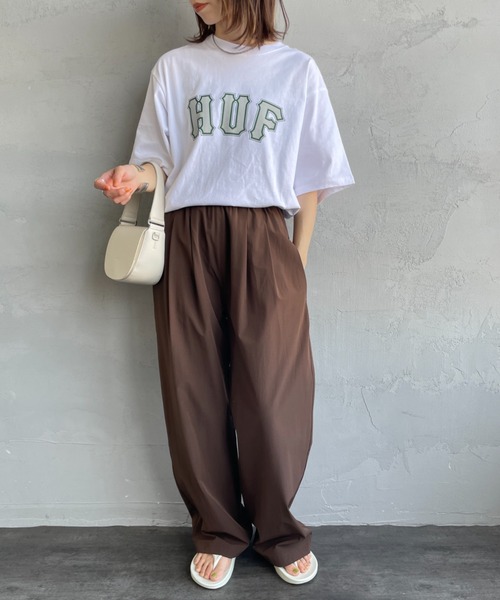 HUF（ハフ）の「[HUF/ハフ] GIANT ショートスリーブTシャツ（Tシャツ/カットソー・レディース・ホワイト/ブラック・M/L）」の18枚目の写真