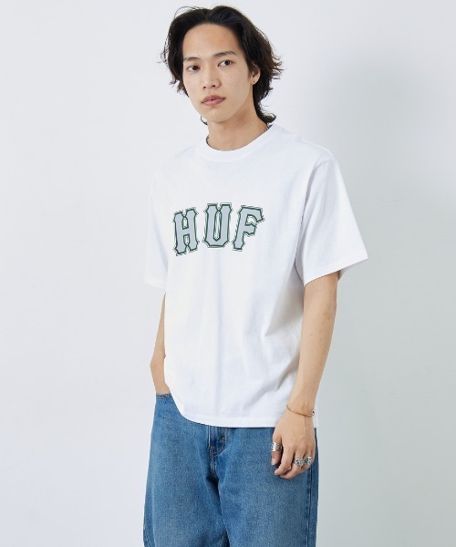 HUF ハフ ジャイアントショートスリーブクルーネック半袖Tシャツ HUF tシャツ 「HUF/ハフ」 GIANT ショートスリーブTシャツ