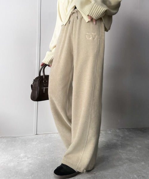 Java（ジャバ）の「《JaVaジャバコラボ》ぬくぬく暖か。裾ドロストロゴ刺繍ミックスフリースパンツ（スウェットパンツ・メンズ・グレー/ベージュ/ブラウン・MEDIUM/SMALL/X-LARGE/LARGE）」の19枚目の写真